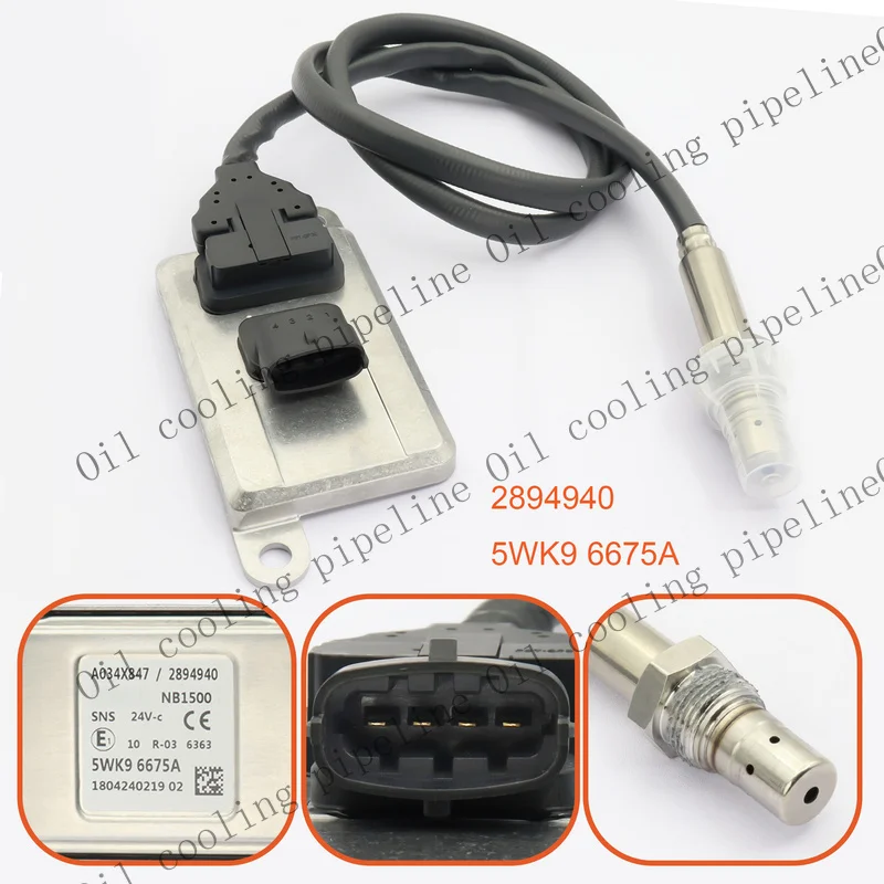A+ Nitrogen Oxide Sensor Nox Sensor Lambda 5WK96675A Fit For Cummins 2894940