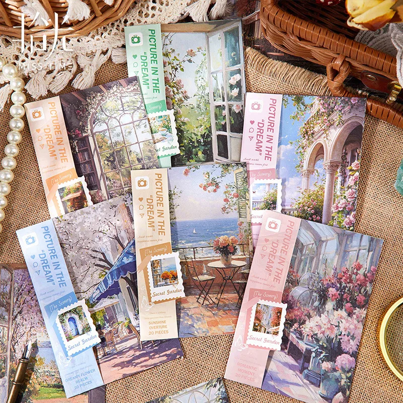 

30pcs/lot Memo Pads Material Paper meditation on a deep memory Junk Journal Scrapbooking paper Background Decoration stationery