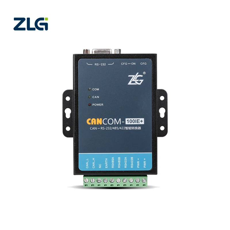 

ZLG Zhiyuan Electronics Industrial RS232/RS485/RS422, Серийный конвертер для CAN CANCOM-100IE +