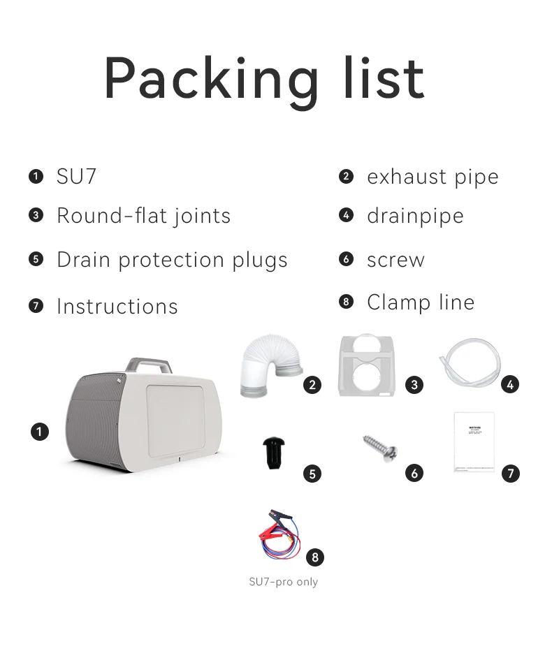 Mini Air Conditioner For RV Outdoor Tent Hotel Portable Air Conditioners With 600w Heating Power