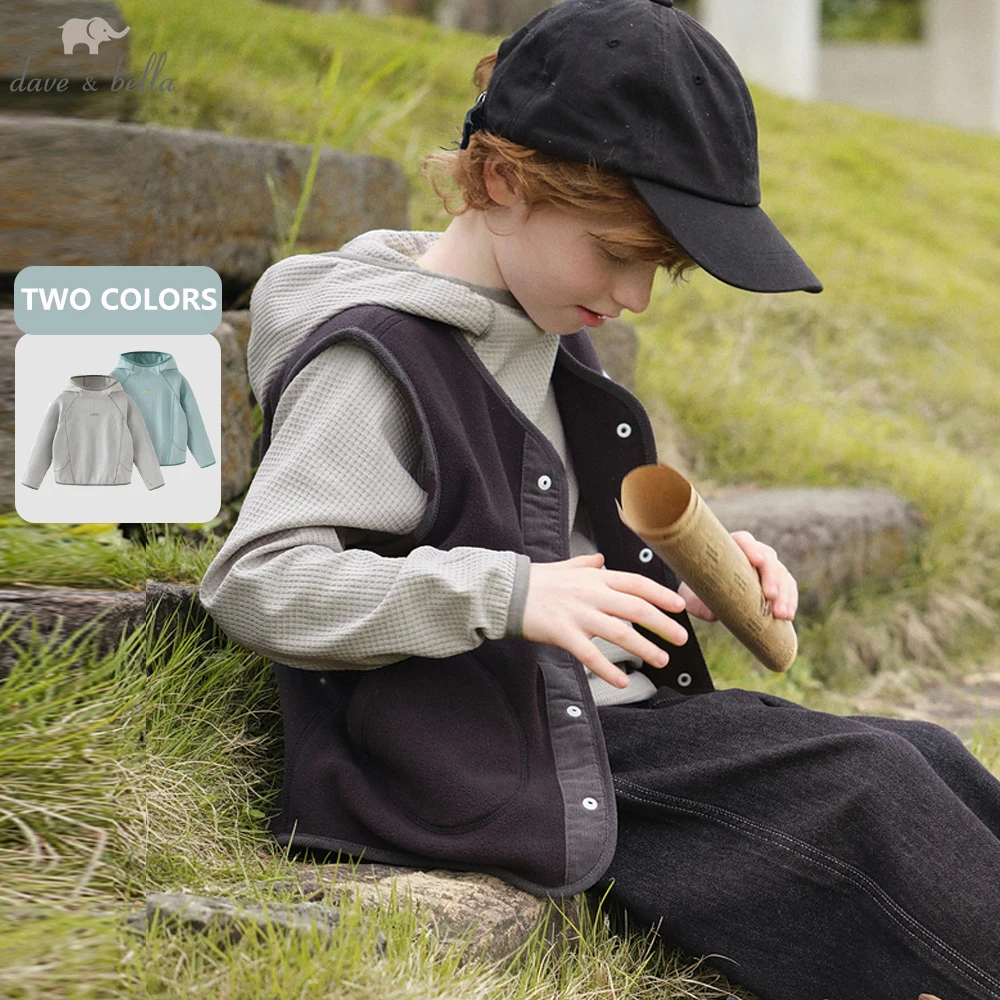 

Dave Bella Boys Long Sleeve Pullover Sweatshirt Children Hoodie Coat Kids Autumn Spring Tops Sportswear Clothing DK3253107