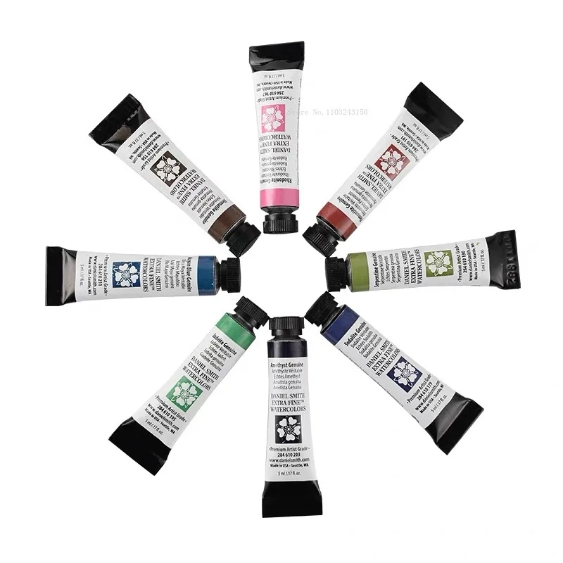 Daniel Smith Master Superfine Manual Watercolor Pigment 5ml Tube DS Artist Aquarela Paint Beginner Painting Art Supplies