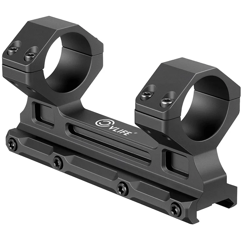 

CVLIFE 30mm Dual Ring Scope Mount Lightweight One-Piece Rail Rifle Scope Mount 1.57" Height Compatible with Picatinny
