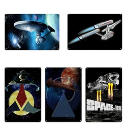 Starfleet Ships Metal Sign Poster Custom Club Bar Club Party Starfleet Ship Tin Sign Posters