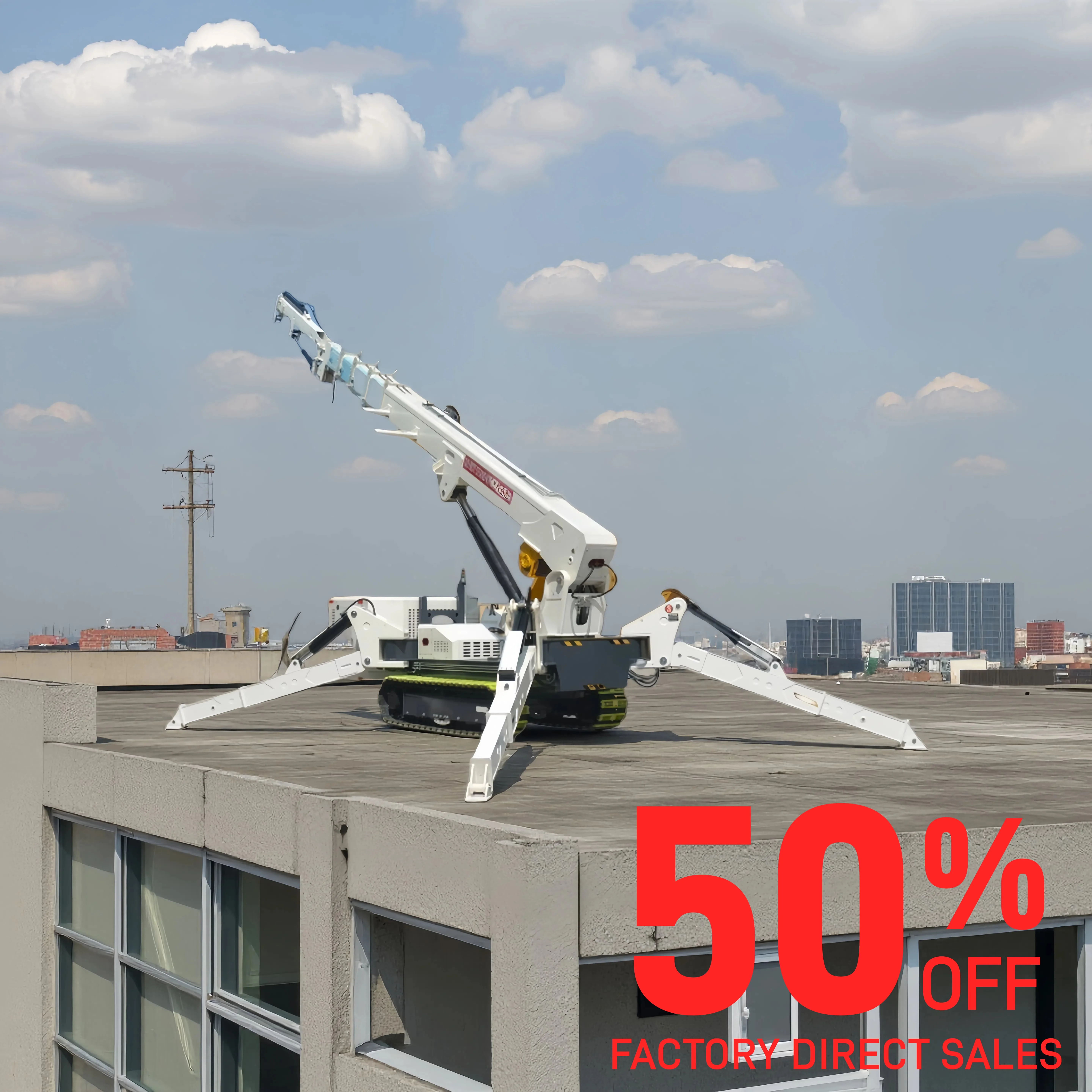 

Bulk Order 3 Ton 5 Ton 8 Ton Mini Spider Crane Small Crawler Compact Lifting Equipment Factory Price for Construction