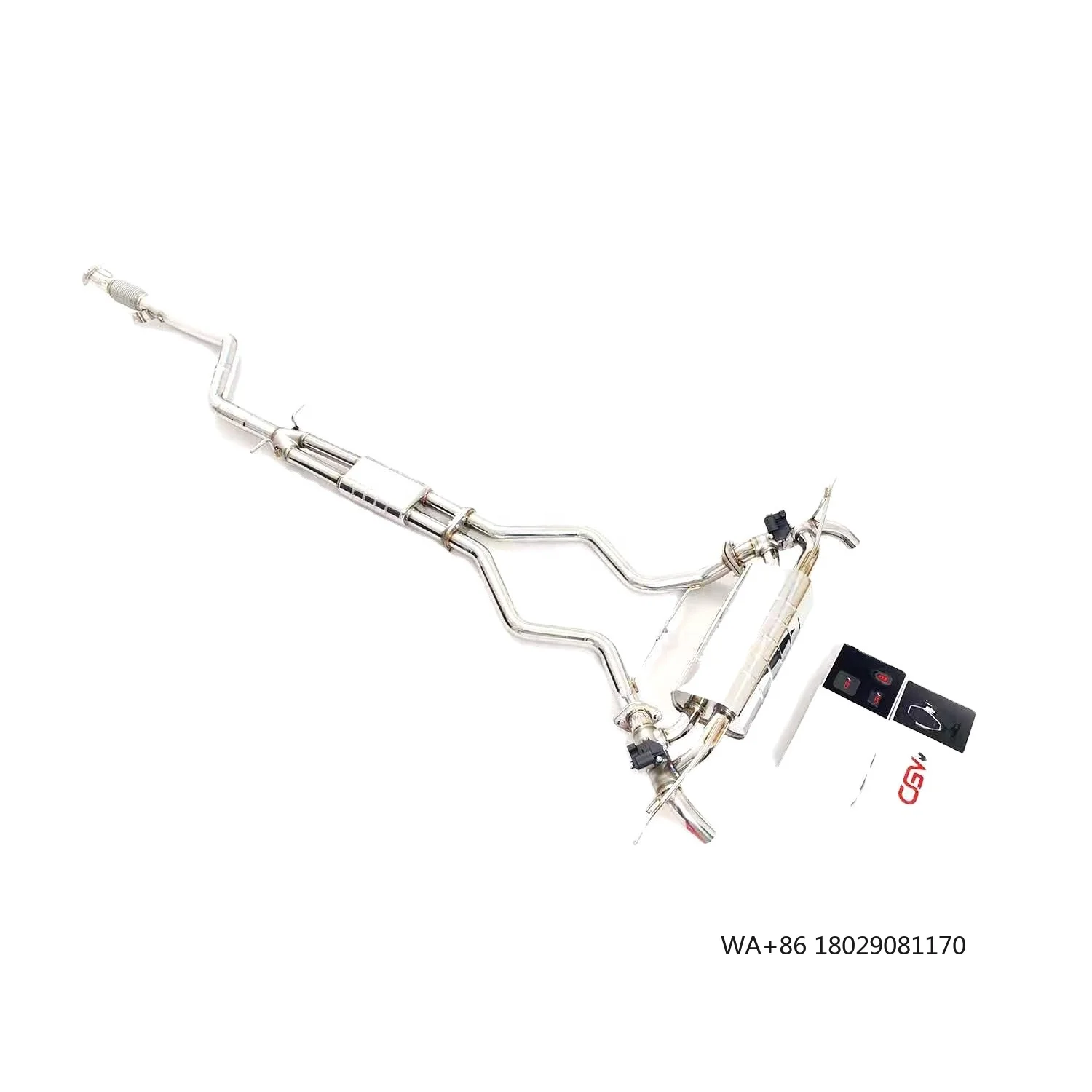 

China Manufacturer Customized Exhaust Catback Front Pipe with Remote for Defender 3.0 MY 2020 Catback