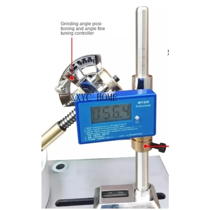 

High-Precision Angle Digital Display Gemstone Grinding Machine Manipulator Gem Faceting Machine Handle 32/64/72/80/96 Index Gear