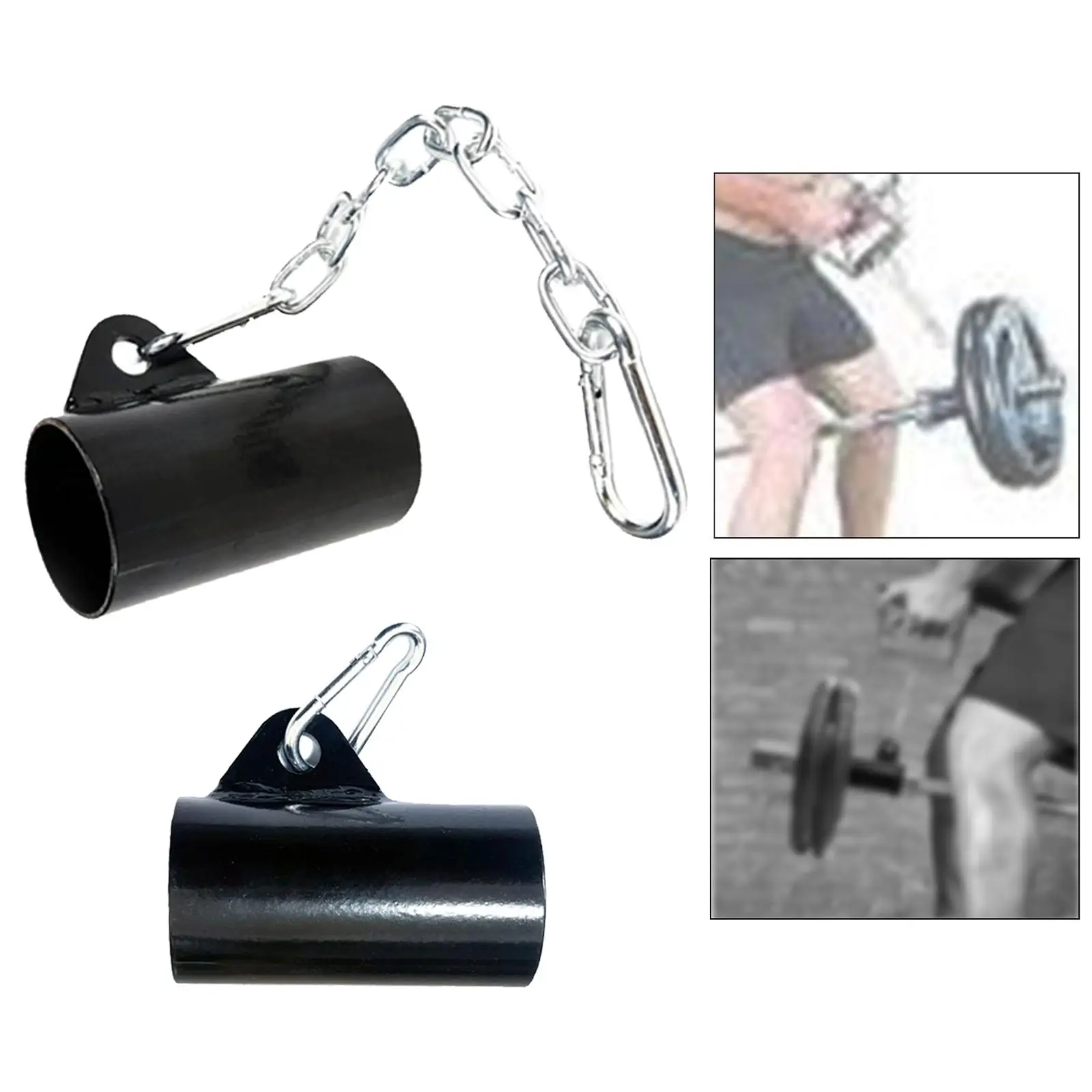 Barras en T, accesorio de fila, ejercicios de entrenamiento para espalda, postre de inserción para mujeres y hombres con cadena o hebilla, accesorio de ojal giratorio para levantamiento de pesas