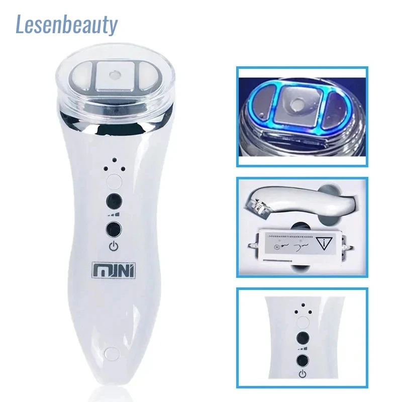 LESEN Mini HIFU Ultrasonic Radio Frequency Beauty EMS Facial Lifting Firming Machine Facial Massage Skin Care Beauty Meter veya