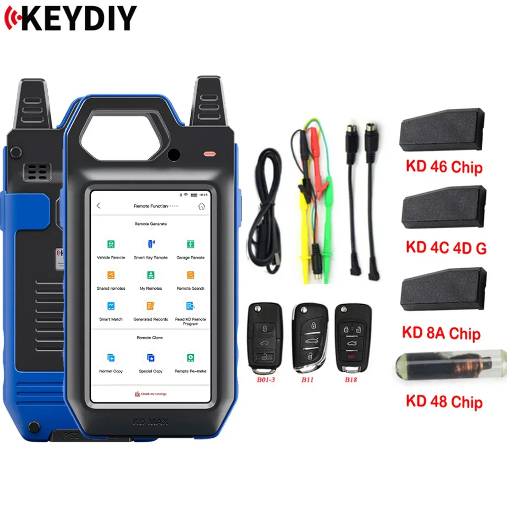 KEYDIY KD Max Remote Maker Unlocker KD-MAX Key Tool Generator Transponder Cloning Device Multi Language Better Than KDX2