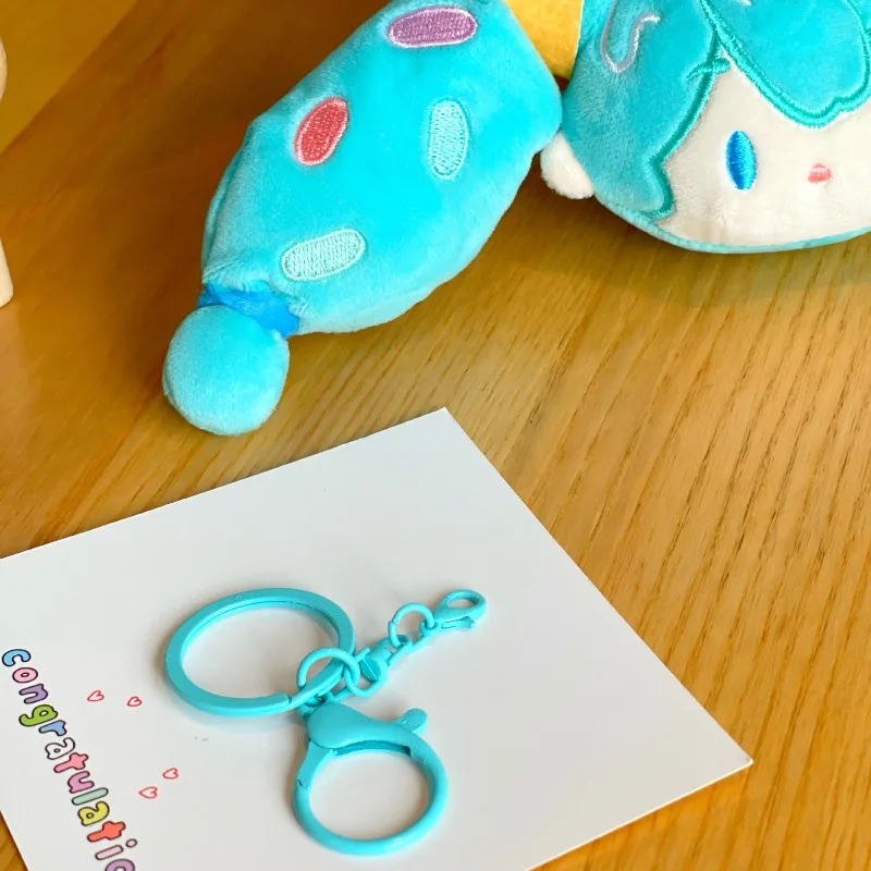 พวงกุญแจตุ๊กตาฮัตสึเนะ มิคุ ขนาด 10 ซม. ตุ๊กตาอนิเมะแบบนุ่ม ของตกแต่ง พวงกุญแจ ของขวัญ