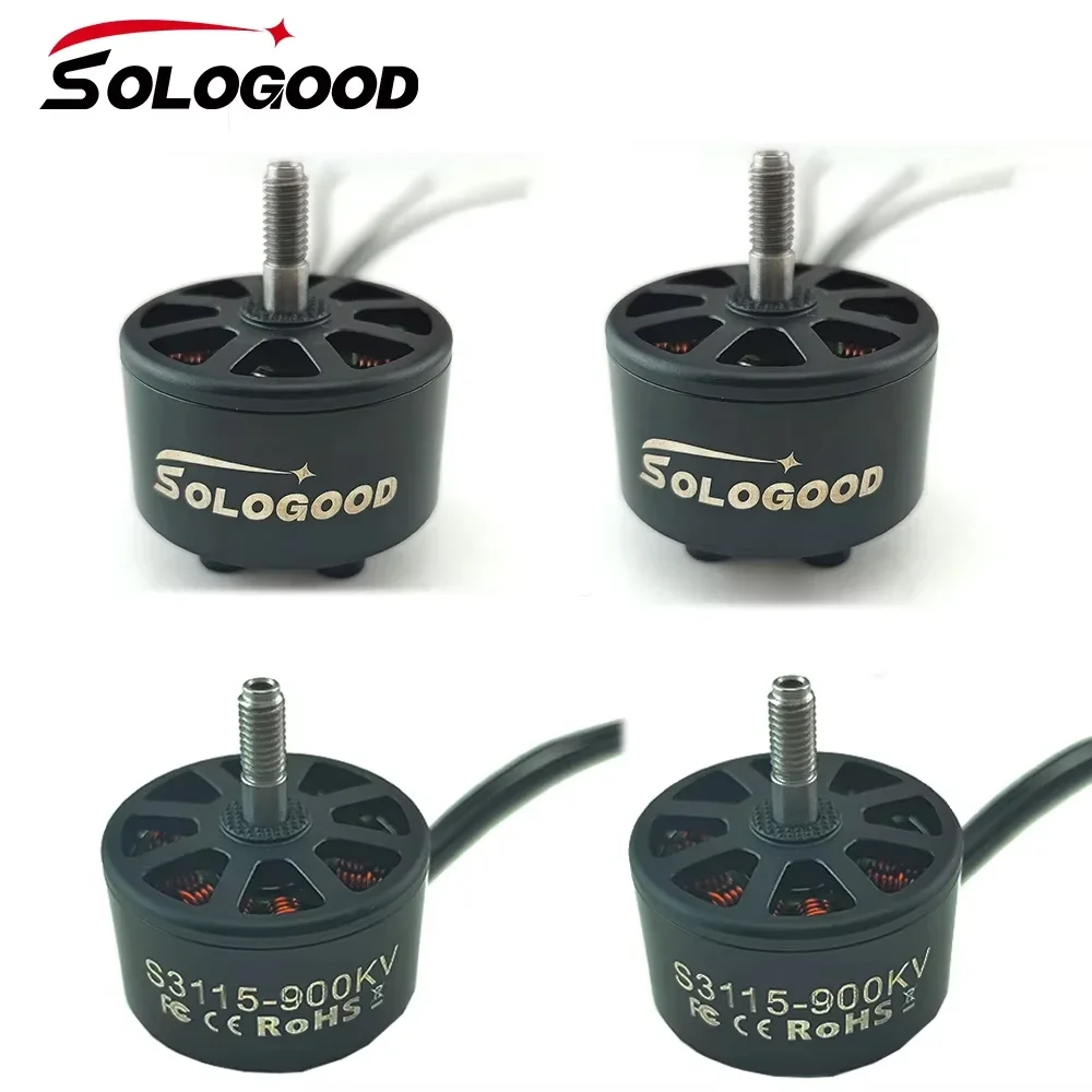 RoRuSSoloGood 3115 900KV Brushless Motor 6S LIPO For FPV Freestyle 9inch 10inch Long Range Cinelifter Drones RC Model