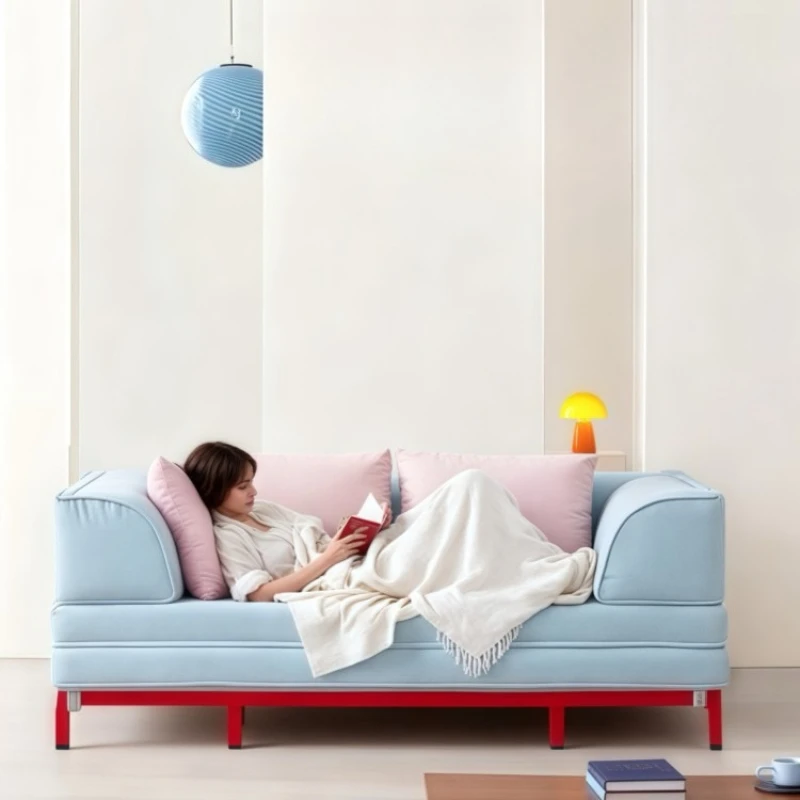 

Диван из массива дерева для гостиной, маленькой квартиры, балкона, складной, односпальный, с функцией кровати