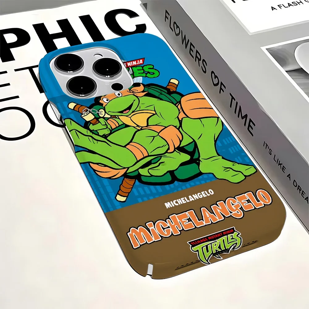 N-Ninja Turtles Phone Case for iPhone 16 15 14 13 12 11 Pro Max XS XR XSMax 6 7 8 Plus Glossy HD Hard PC Cover