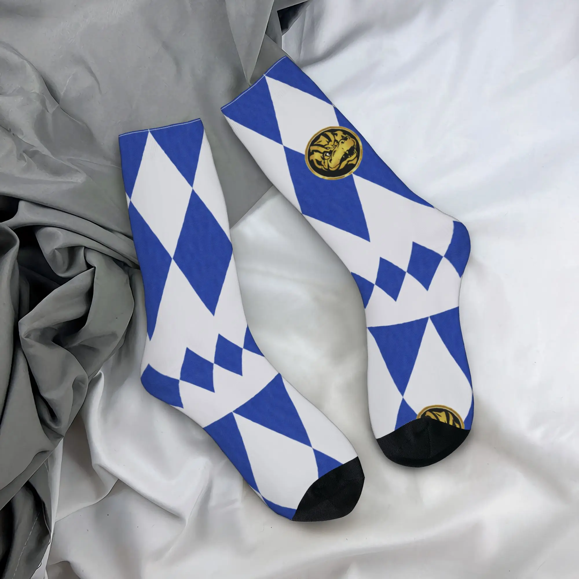 Chaussettes décontractées pour hommes et femmes, en Polyester, Power R-Ranger, années 90, pour Skateboard, printemps, été, automne, hiver