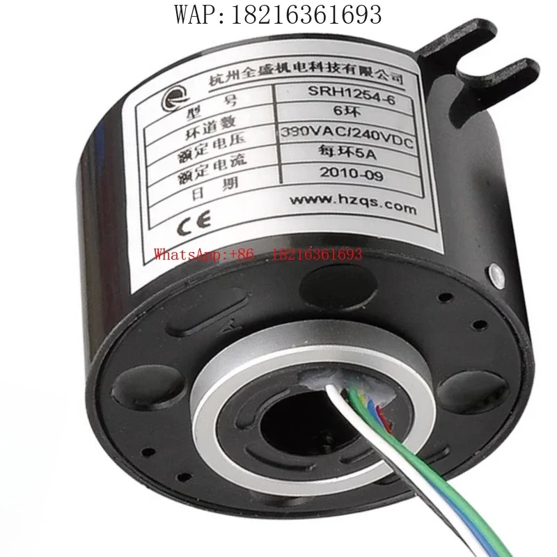 2026GOOD Via Slip Ring Conductive Ring Hollow Collector Ring SRH3899-6P, 12,18,24 Way Rotary Connector Accessories