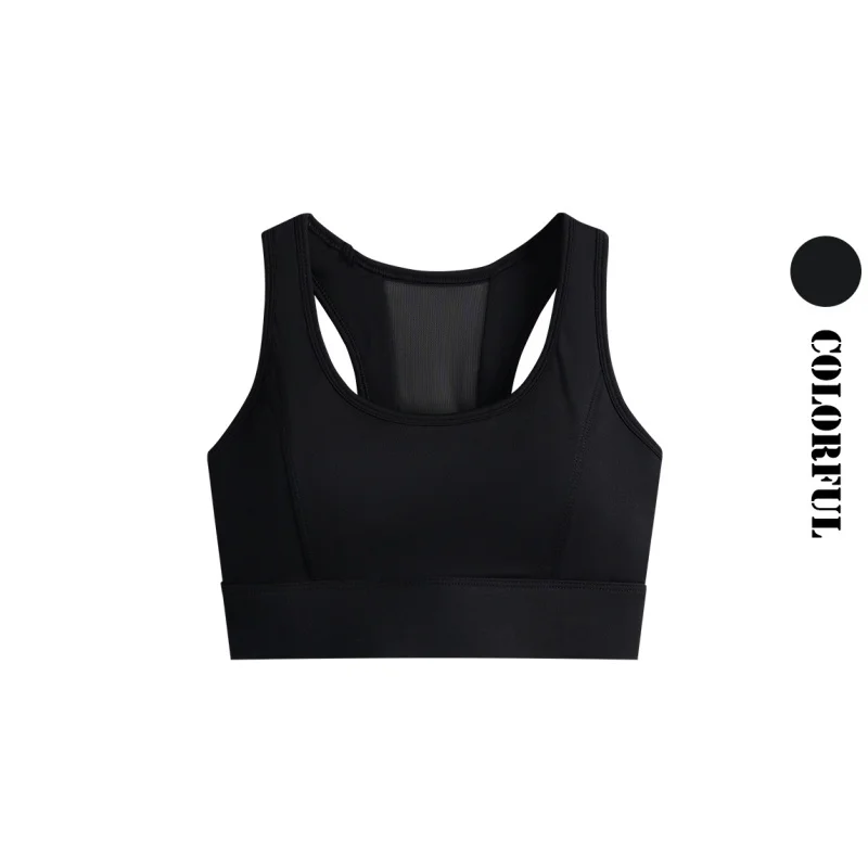 DRUR Reggiseno da yoga estivo da donna Canotta sportiva traspirante con rete posteriore Abbigliamento da palestra femminile Canotta da allenamento per corsa ad alto impatto Nuovo