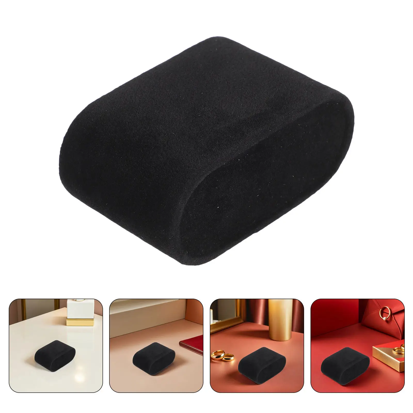 16Pcs Watch Storage Pillows Soft Fabric Bracelet Watch Pillow Organizer Display Cushion Travel Case Jewelry Holder Display