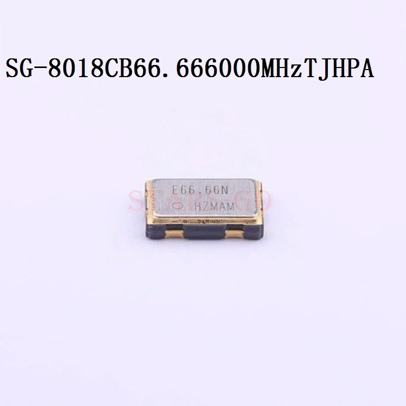 10PCS/100PCS 5032 66.666MHz 5032 4P SMD 1.8~3.3V 50ppm OE -40~+105℃ SG-8018CB 66.666000MHz TJHPA Pre-programmed Oscillators