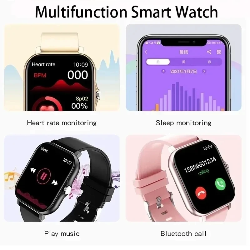 LIGE New Bluetooth Call Smart Watch Women Voice Assistant Sports Fitness Bracelet Waterproof Lday Smartwatch Men For Android Ios