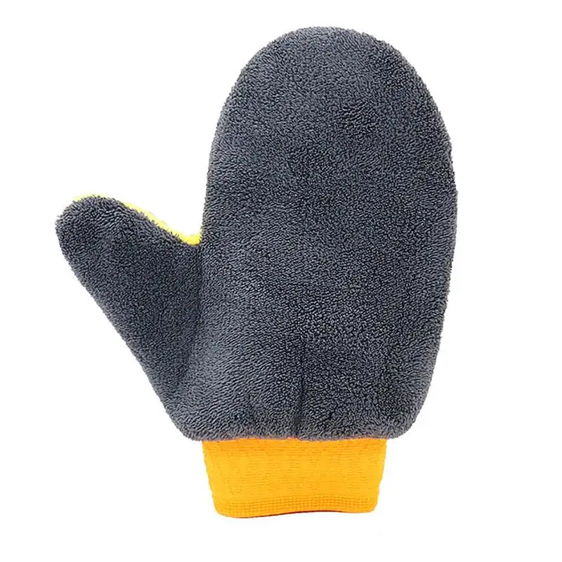 

Double-sided Car Wiping Gloves Thick Car Cleaning Mitt Wax Detailing Brush Glove Car Care Cleaning Gloves Cleaning Cloth Towel