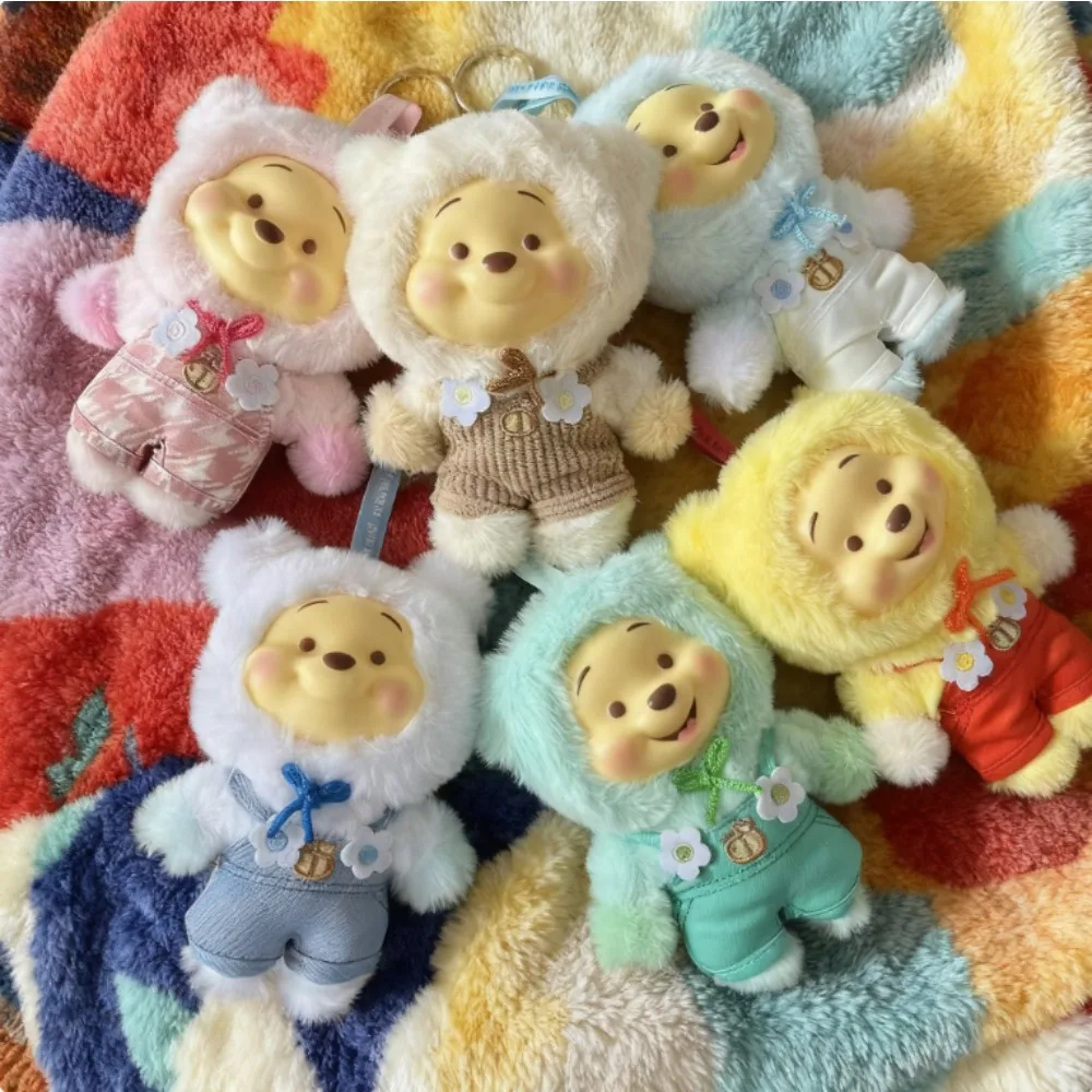 

ТОП-ИГРАШКА Винни-Пух, плюшевая серия, озорная вечеринка, слепая коробка, кавайная виниловая кукла, игрушка, фигурка, подарок для детей