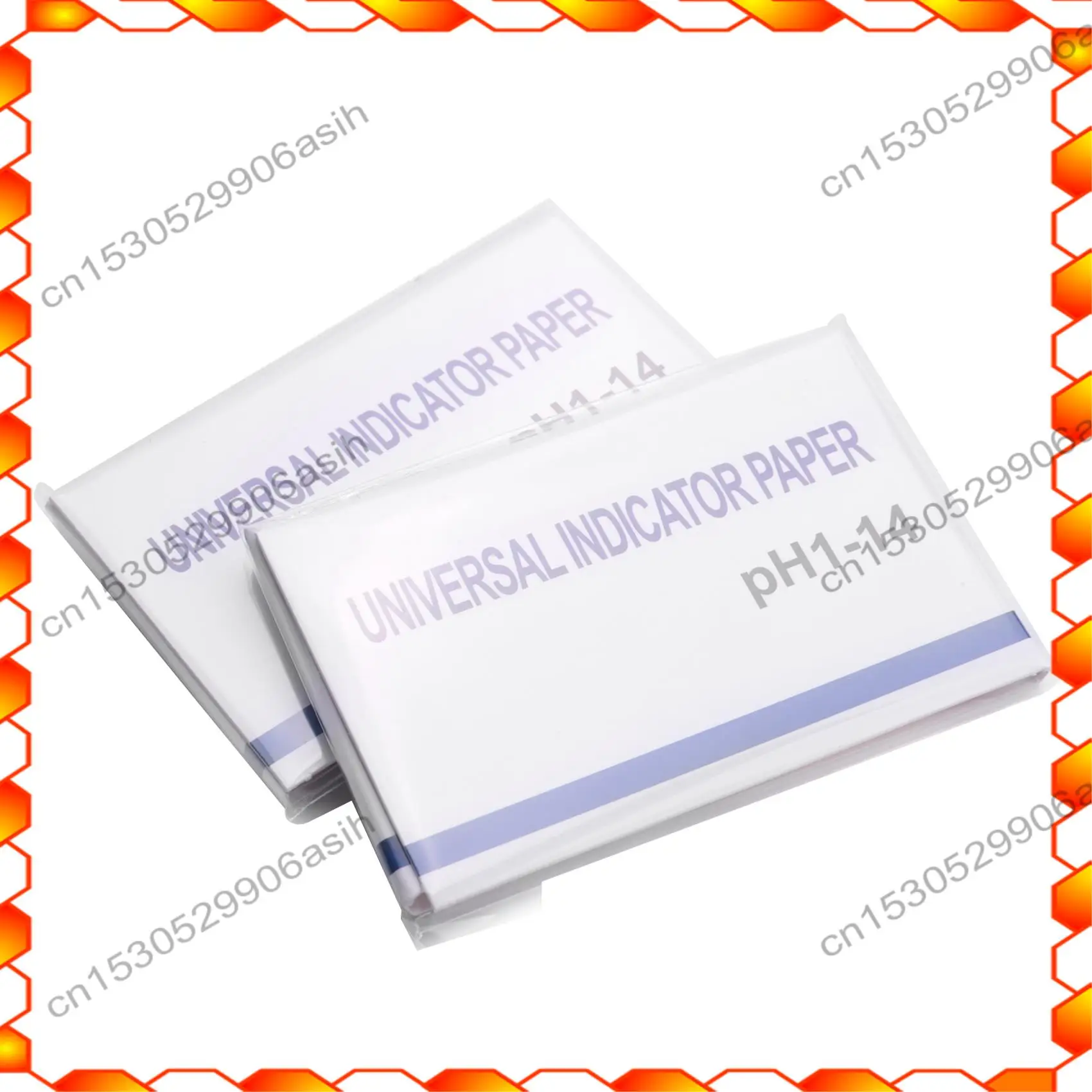 

-AT52 2 Set 160 Strips 1-14 PH Litmus Paper Ph Test Strips Water Cosmetics Soil PH Test Paper Strips With Control Card
