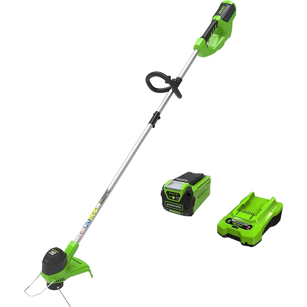 

40V 12" Cordless String Trimmer Grass Mower 2.0Ah Battery and Charger Included Freight Free Mowing Robot Lawn Mowers Yofidra