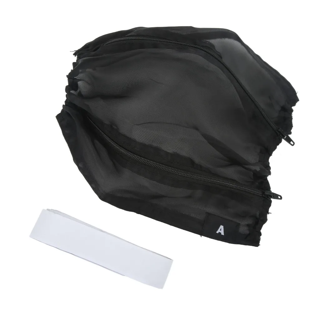 Nylon RC Chassis Dust Cover Breathable Dirt Resist Breathable Dust Cover Dust-Proof Black for Tamiya TT01/TT02 1/10 RC Car