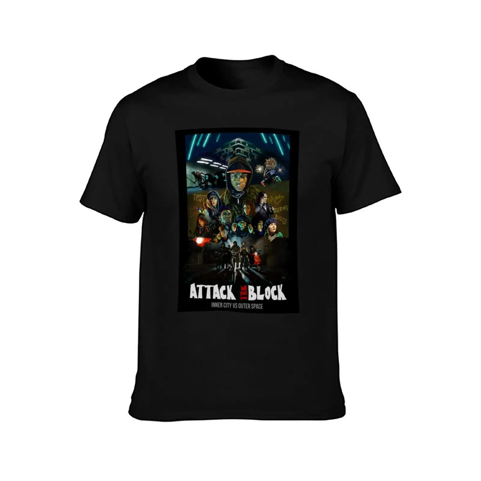 Attack the Block T-Shirt boys animal print custom t shirt graphic t shirts mens t shirt graphic