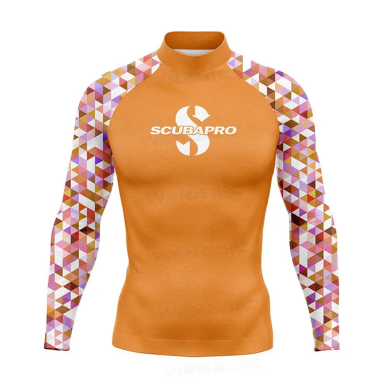 SCUBAPRO Men's Long Sleeve Rash Guard: UPF 50+ Swim Shirt for Surfing & Snorkeling - Sun Block Water Sports Top