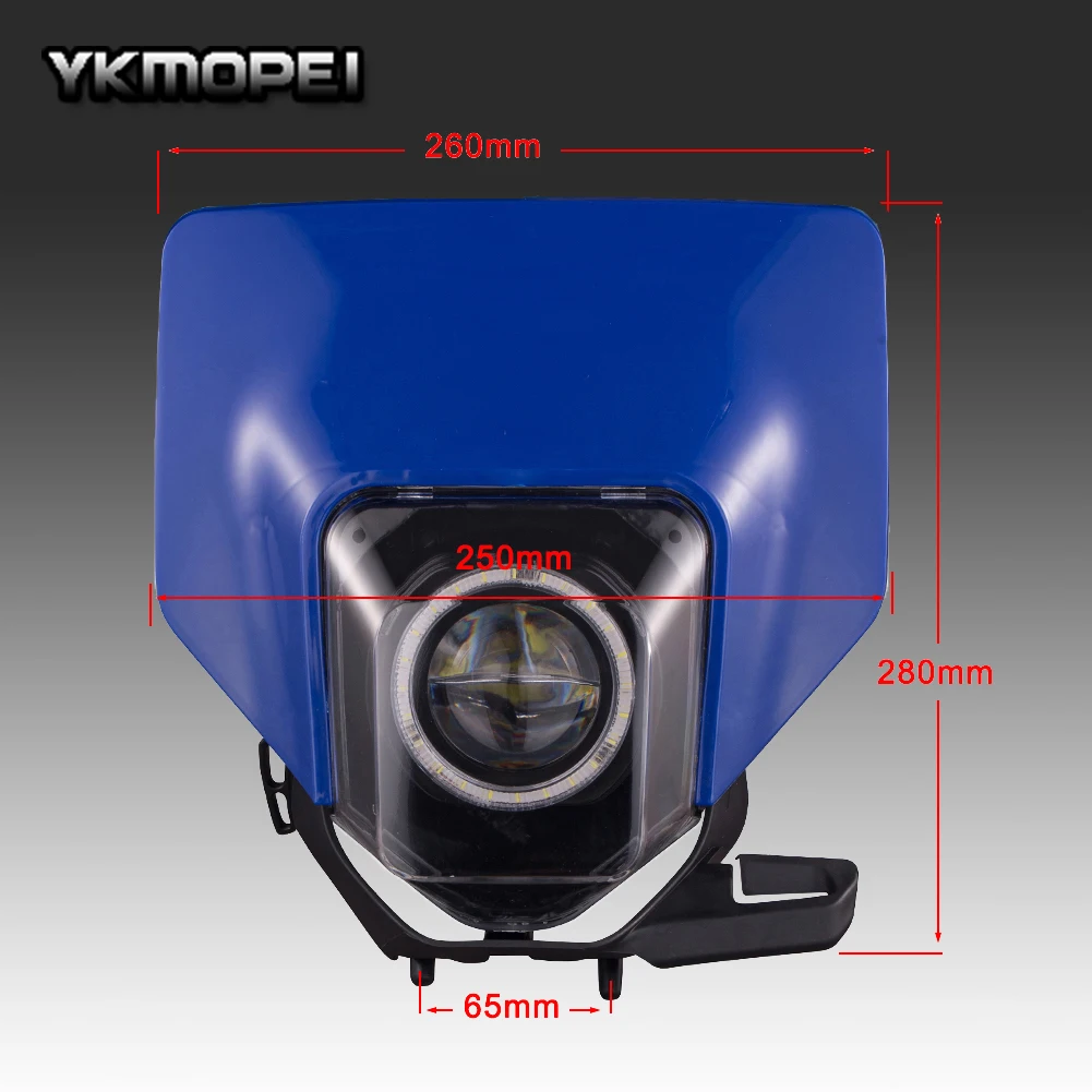 Motorcycle 2022 New LED Headlight Headlamp Head Light For Husqvarna FE250 FE350 FE450 Universal Off road Dirt Bike LED Headlight