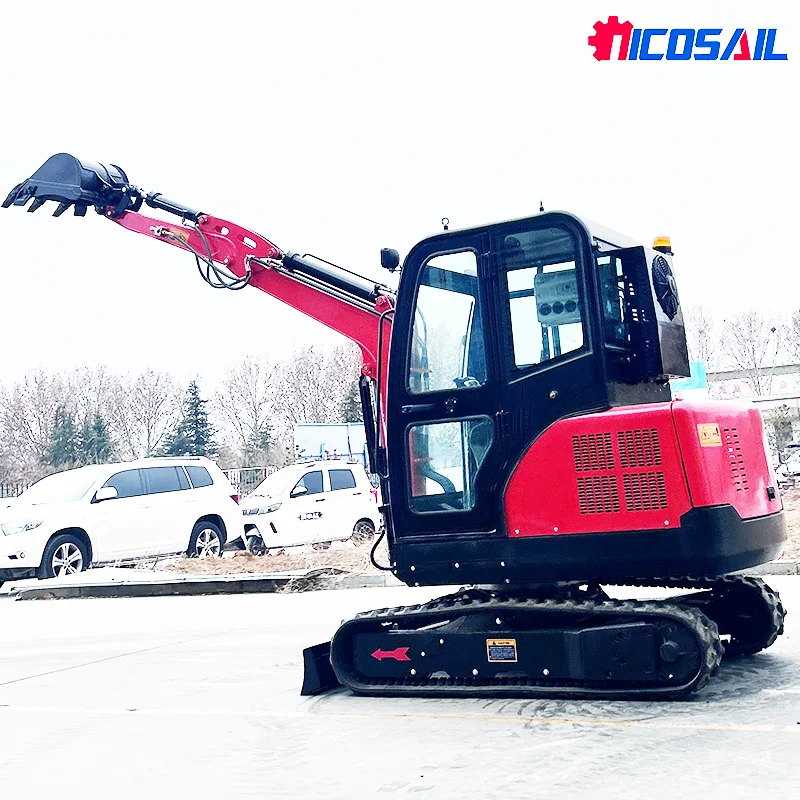 

Nicosail Маленький дизельный гидравлический Китай Новый дешевый экскаватор Микроэкскаватор Гусеничный мини 3-тонный экскаватор