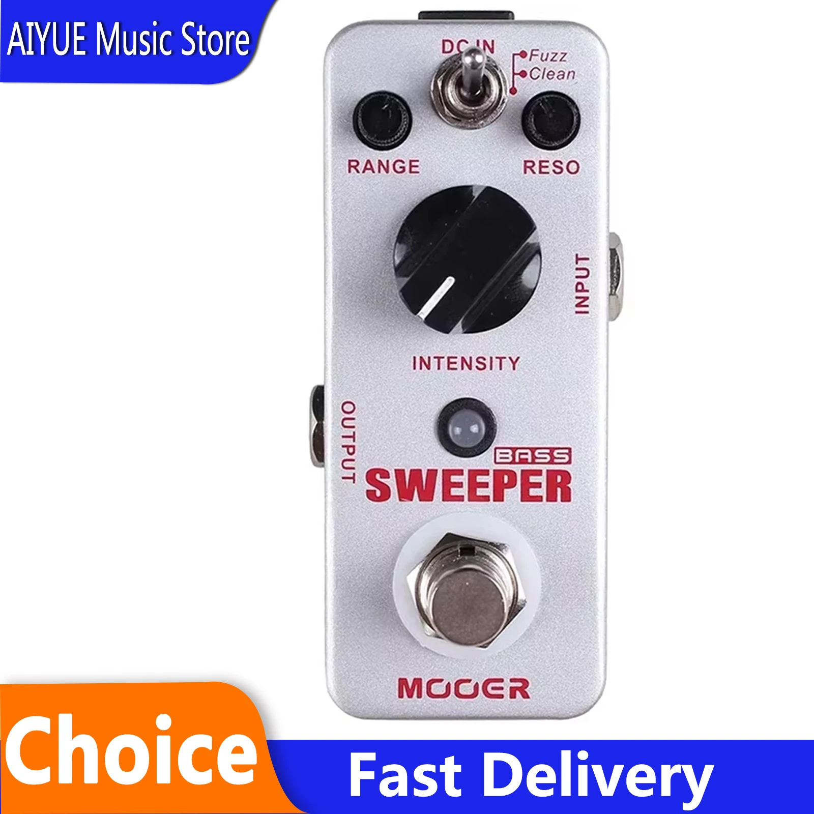 

MOOER Sweeper Guitar Effect Pedal Bass Dynamic Envelope Filter Sweeper Effector True Bypass Pedal Electric Guitarra Parts