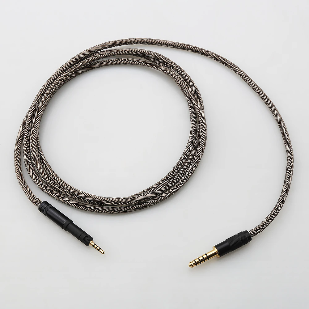 16 Core Silver Plated Upgrade Cable for Neumann NDH20 NDH30 Headphone Cord 4.4mm Balanced XLR 4 Pin 3.5mm Replacement Cable