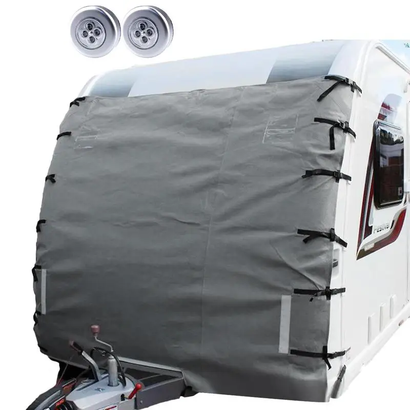 

Caravan Front Towing Cover Waterproof Caravan Cover Protector Dustproof Caravan Towing Cover Motorhome Front Protector Caravan