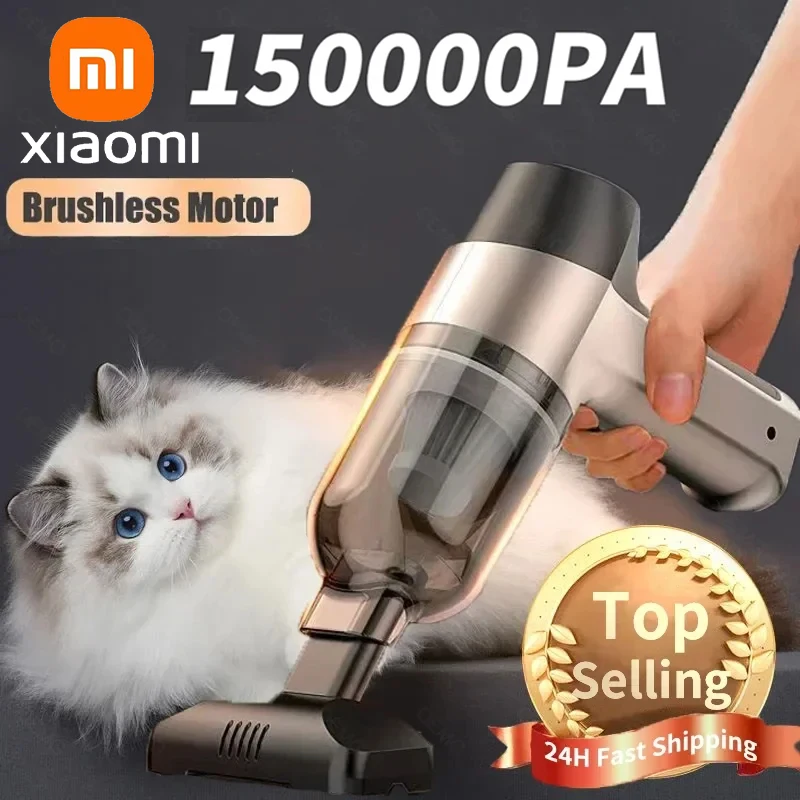 Xiaomi 150000PA Powerful Wireless Car Vacuum Cleaner Portable Handheld for Home Appliance Cleaning Machine Car Cleaner Keyboard