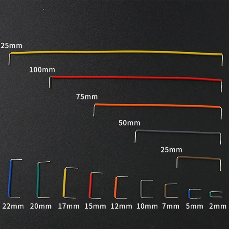 840 Pcs Preformed Breadboard Jumper Wire Kit 14 Lengths Assorted Jumper Wire Jumper Wire Kit for Breadboard Prototyping Circuits