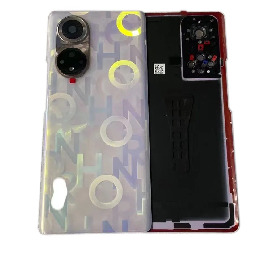 Original Back Battery Cover For Huawei Honor 50 Spare Parts Back Cover Door Housing Rear Case + Flash Cover + Camera Lens