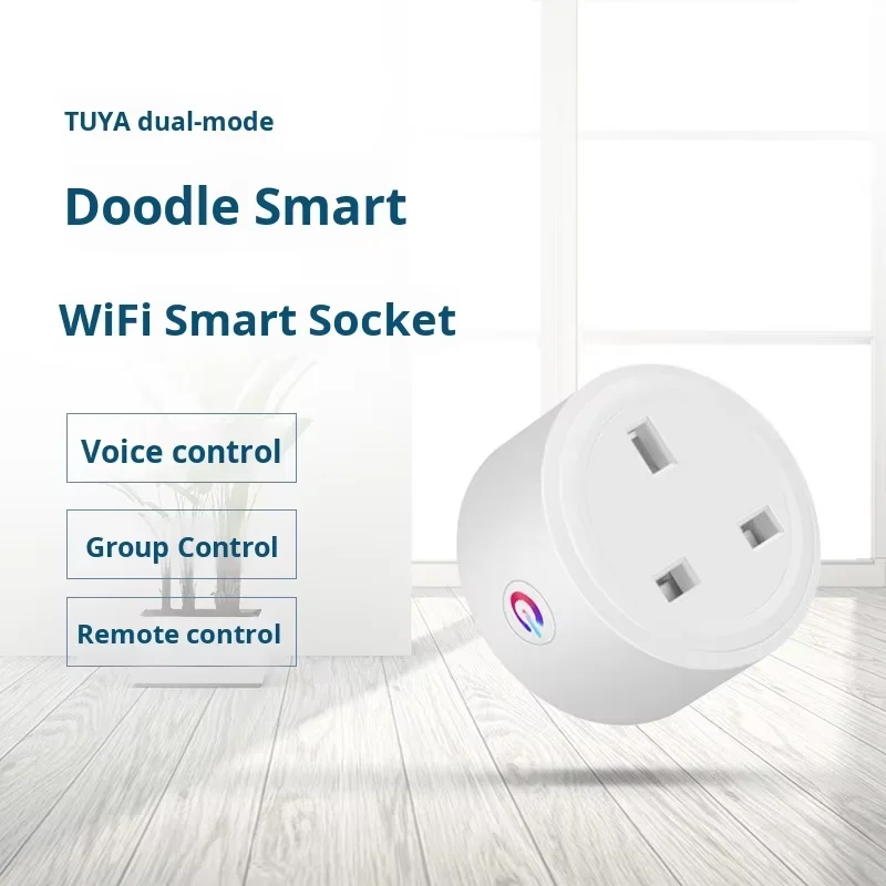 Matter UK Smart Plug 13A/16A WiFi Smart Socket Voice Control Work with Apple HomeKit Alexa Google Home Remote Timing Outlet