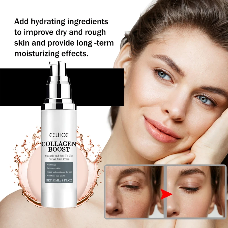الكولاجين دفعة ثبات كريم ايسنس تتلاشى الخطوط الدقيقة الوجه اشراق الكولاجين الداعم مع حمض الهيالورونيك العناية بالبشرة #2