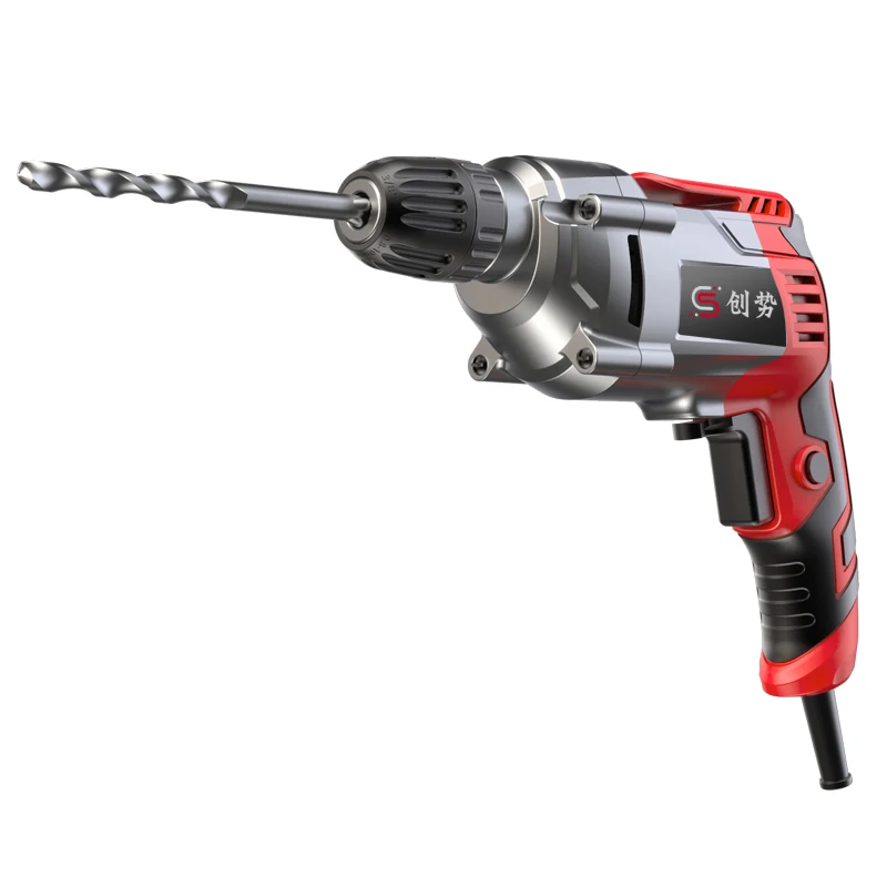

Small electric drill woodworking household hand electric drill pistol drill electric 220v high power