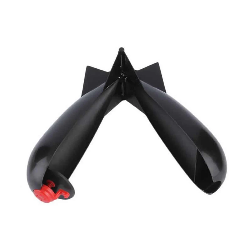 صاروخ صيد سمك الشبوط مغذيات تعويم رمي الطعم إغراء حامل الحاويات معدات صيد الأسماك #4