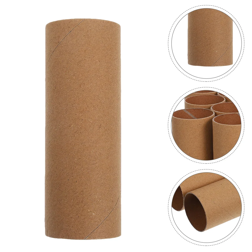 

30Pcs Round Cardboard Tubes for Crafts Durable Paper Tubes 4.32x1.57 Inches DIY Craft Supplies Toilet Roll Crafts School