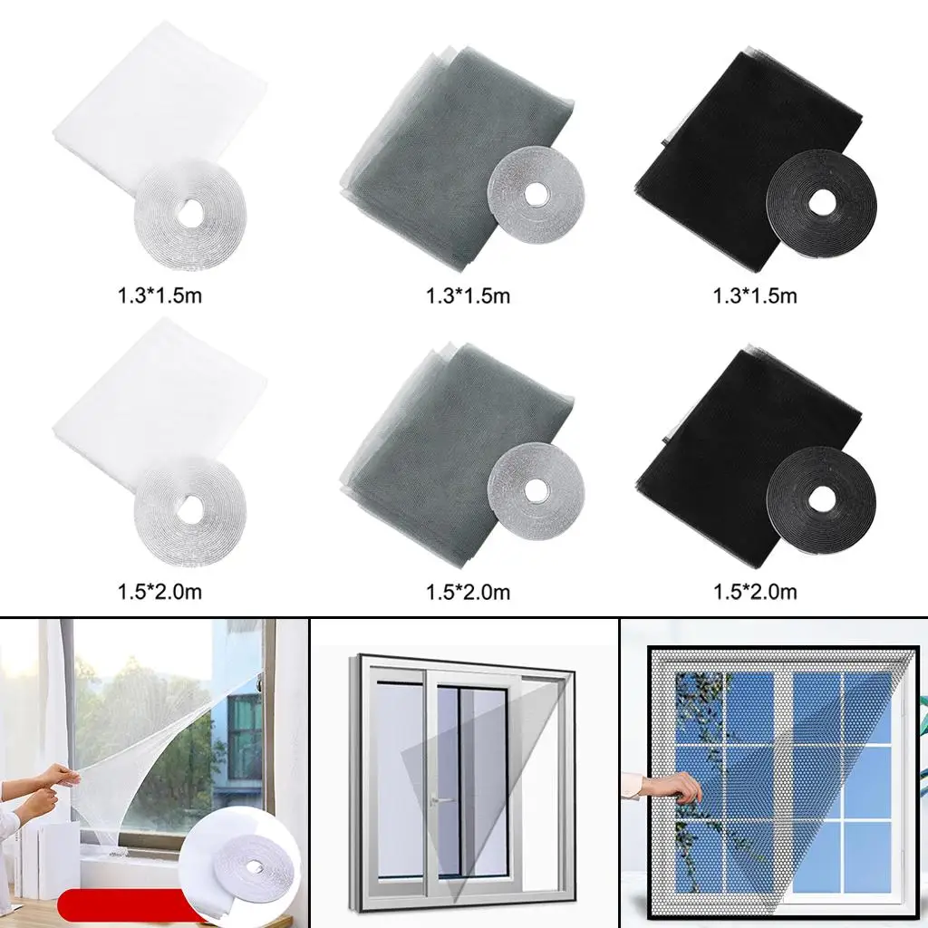 Window Bug Fly Screen Net for Windows DIY Size Washable