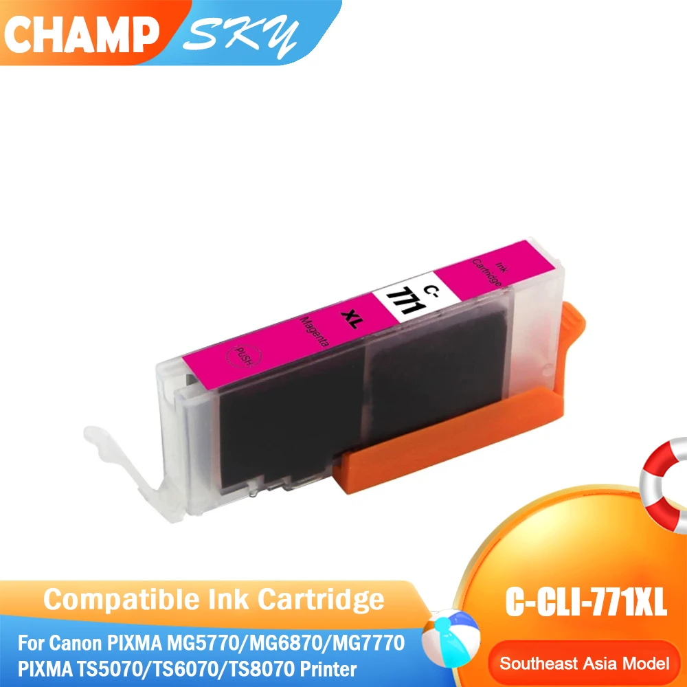 

PGI-770XL PGI770XL PGI770 CLI-771XL CLI771XL CLI771 Premium Color Compatible Ink Cartridge for Canon PIXMA MG7770 Printer