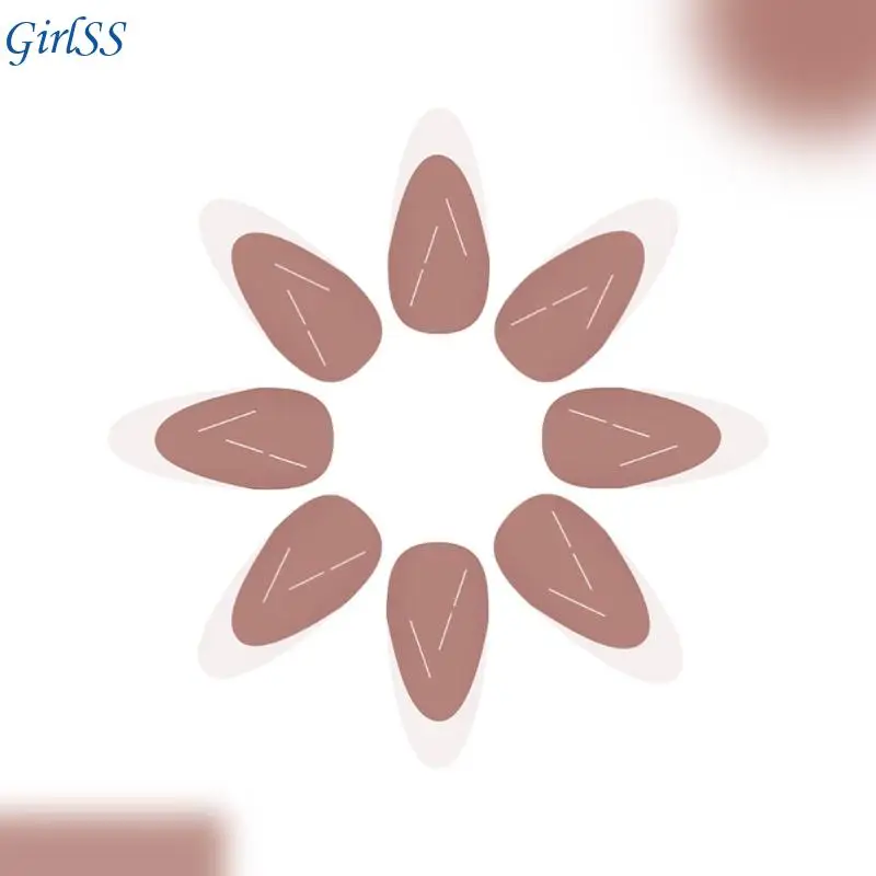 Omber Press on Glossy Fake on Artificial Acrylic T4MB