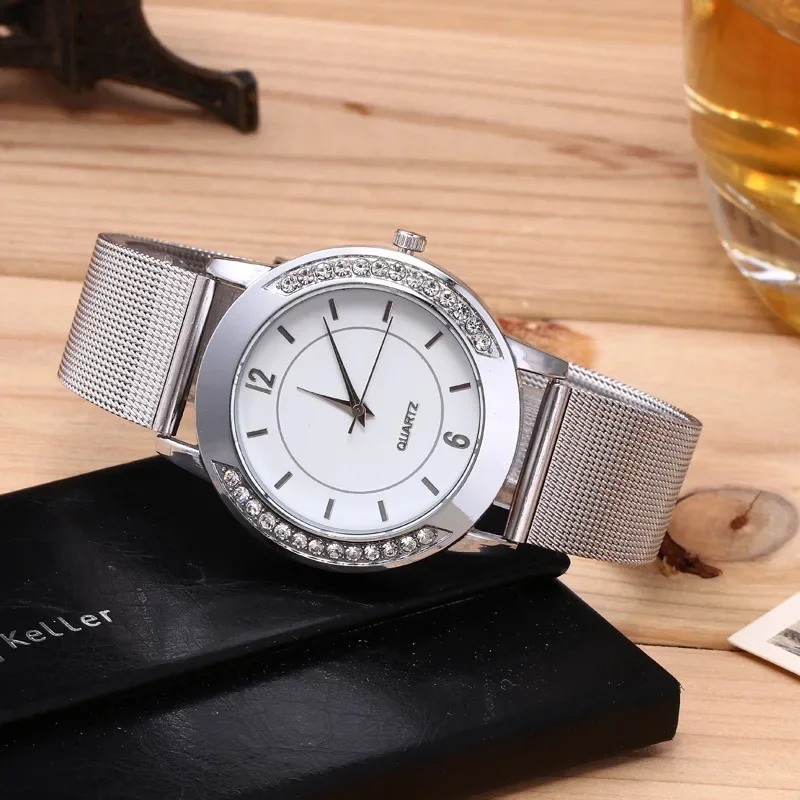 

Women Watch Ladies Watches 2024 Fashion Stainless Steel Quartz Watches Montre Femme Reloj Mujer Elegante Quartz Wristwatch