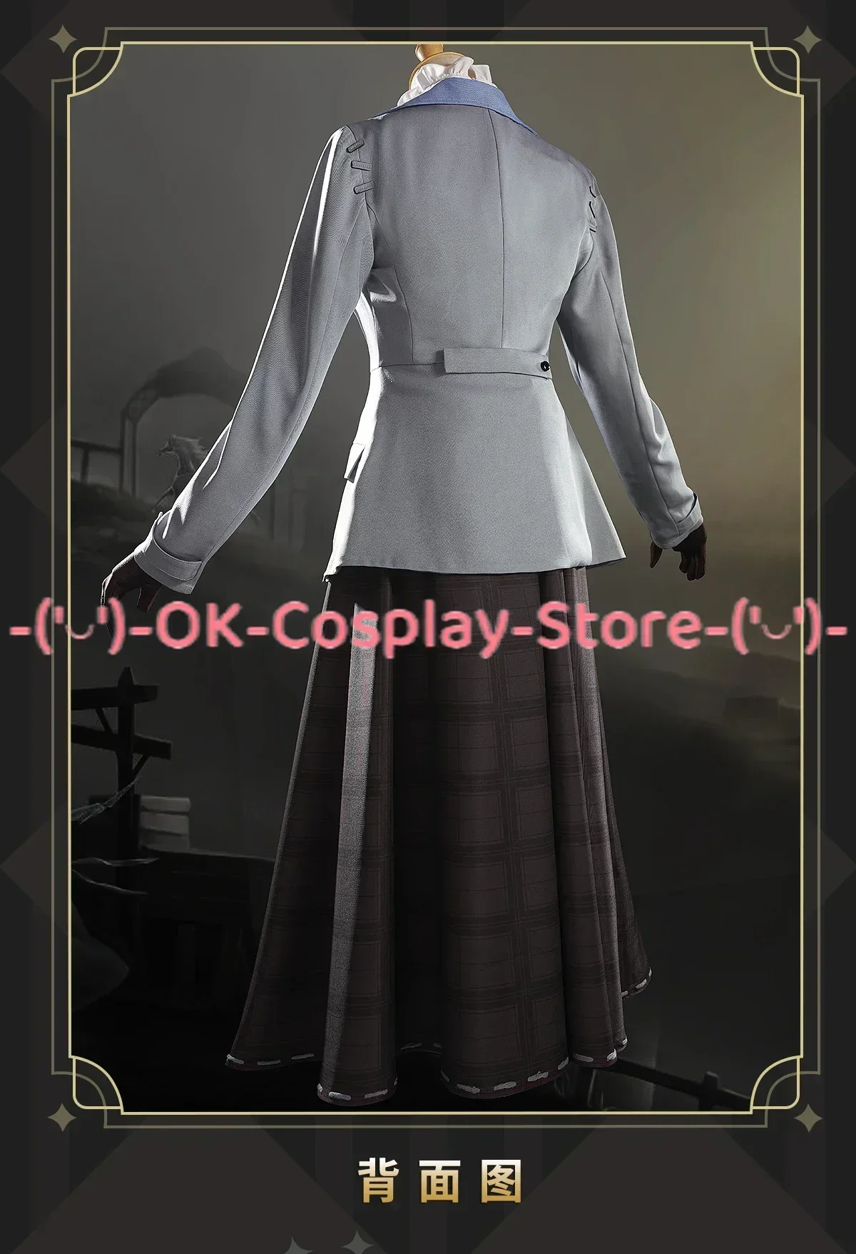 [Custom Made] Alice Dross Cosplay Costume Game Identity V Journalist Cosplay Women Cute Party Suit Halloween Uniforms
