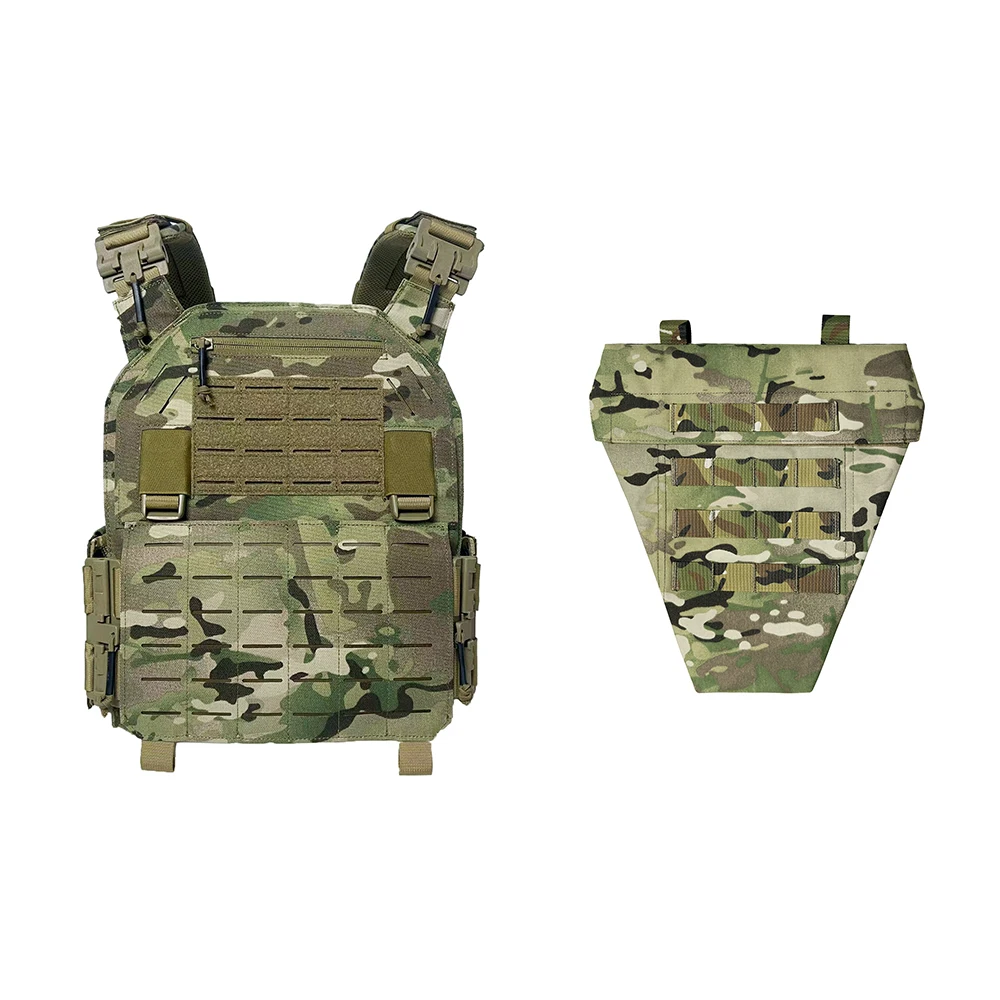 

EMERSONGEARS Tactical plate carrier set 1000D Nylon LAVC Quick Release vest with 500D Nylon Crotch protect panel